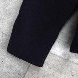 ラコステ ロゴパッチ ウール ニット ネイビー メンズ - NEWSED