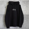 Stüssy 徽标刺绣黑色连帽衫
