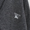 バーバリー ヴィンテージ ホースロゴ 刺繍 カーディガン グレー