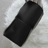 ボッテガ ヴェネタ アルコ マキシイントレチャート トートバッグ ブラック - NEWSED