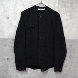 ノンネイティブ ノーカラージャケット ブラックメンズ - NEWSED