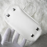 メゾンマルジェラ エムエムシックス レザー ジャパニーズバッグ ショルダーバッグ ホワイト - NEWSED