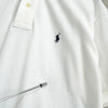 Polo Ralph Lauren 徽标刺绣短袖 Polo 衫 白色