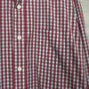 プラダ ギンガムチェック柄 長袖シャツ フォーマル メンズ レッド / ホワイト
