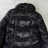 バーバリー ブルーレーベル ホースロゴ ノバチェック裏地 ロング ダウンジャケット レディース ダークブラウン - NEWSED