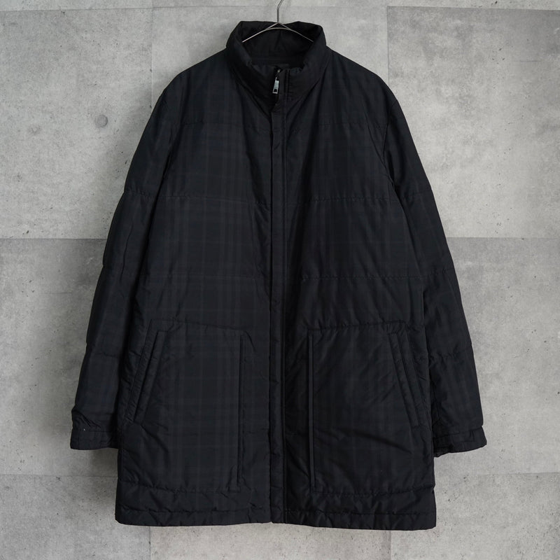バーバリー ライナー リバーシブル 中綿ジャケット ミドルコート メンズ ブラック - NEWSED