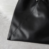 エムエムシックス メゾン マルジェラ レザー ジャパニーズバッグ トートバッグ ブラック - NEWSED