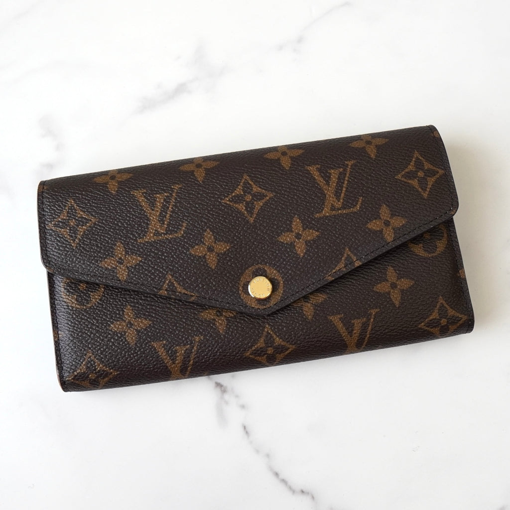 ルイ ヴィトン モノグラム ポルトフォイユ・サラブルーオランプ 二つ折り財布 ブラウン