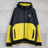 ポロ スポーツ ラルフローレン バイカラー フーデッド ナイロンジャケット フリースジャケット イエロー/ブラック - NEWSED