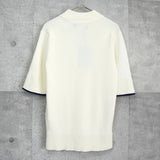 フレッドペリー モックネック 五分丈 ニット アイボリー タグ付き未使用品 レディース - NEWSED