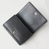 バレンシアガ エブリデイ レザー 三つ折り財布 コンパクトウォレット ブラック - NEWSED