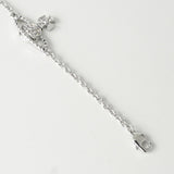 ヴィヴィアン ウエストウッド オーブ メイフェア ラインストーン シルバー ブレスレット - NEWSED