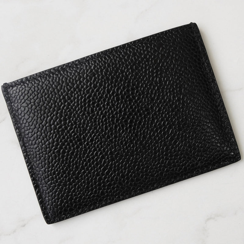 トムブラウン レザー パスケース カードケース ブラック - NEWSED