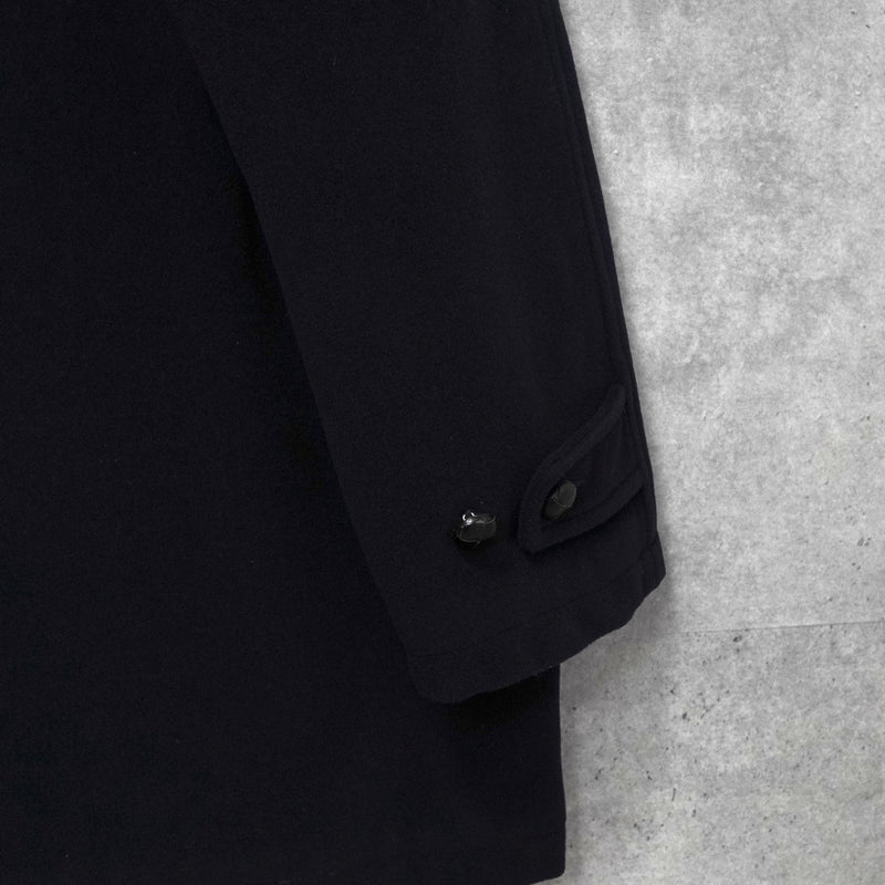 ヴァレンティノ ヴィンテージ ウール ミドルコート ブラック - NEWSED