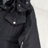 ポロ バイ ラルフローレン フーデッド アウトドアジャケット 中綿ジャケット ブルゾン ブラック - NEWSED