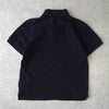プレイ コムデギャルソン ハートロゴ 半袖ポロシャツ ブラック