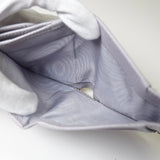 プラダ トライアングルロゴ サフィアーノレザー 二つ折り財布 パープル - NEWSED