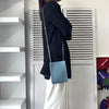 Jil Sander Tangle 蓝色小号皮革单肩包