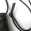 ボッテガ ヴェネタ イントラチャート レザー 二つ折り財布 ウォレットバック ブラック