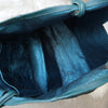MM6 Maison Margiela 皮革托特包 蓝绿色