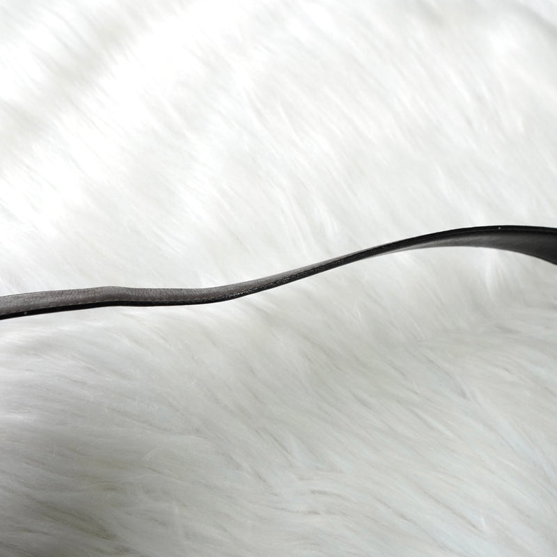 セリーヌ ヴィンテージ 輪馬車 サルキー レザー ベルト ブラック - NEWSED