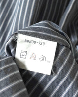バーバリー ヴィンテージ ホースロゴ ストライプ 長袖シャツ グレー メンズ - NEWSED