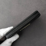 プラダ サフィアーノ レザー コインケース 三角プレート ラウンドジップ ブラック - NEWSED