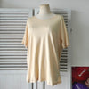 MM6 Maison Margiela 女士米黄色短袖上衣