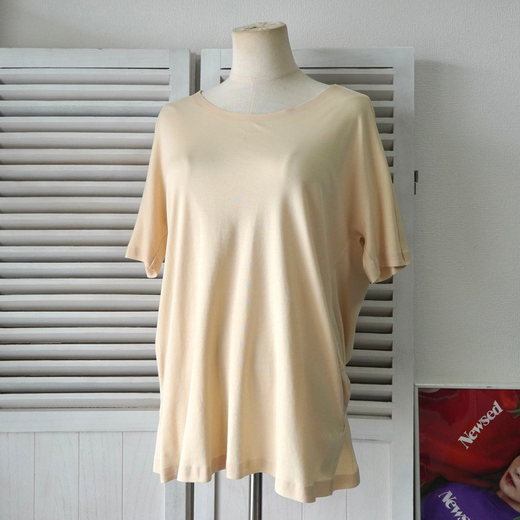 MM6 Maison Margiela 女士米黄色短袖上衣