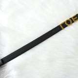 ロエベ ヴィンテージ ロゴ ゴールド金具 ベルト ブラック レディース - NEWSED