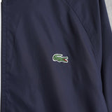 ラコステ ナイロン スタジャン ブルゾン ロゴパッチ ネイビー - NEWSED