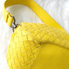 Bottega Veneta 黄色 Intrecciato 皮革单肩包