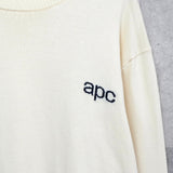 アーペーセー ロゴ ウール ニット アイボリー - NEWSED