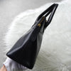 Jil Sander freestanding leather handbag in navy