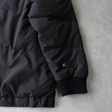 バーバリー ヴィンテージ ノバチェック ウールニット裏地 ダウンジャケット ブラック - NEWSED