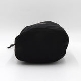 プラダ ポコノ テスート ナイロン 巾着 バッグ ポーチ 三角プレート ブラック - NEWSED