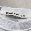 マルディメクルディ フラワー スウェット グレー レディース