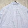 Polo Ralph Lauren logo embroidered striped short-sleeved shirt in blue