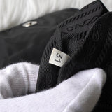 プラダ ポコノ テスート ナイロン ミニリュックサック トライアングルロゴ ブラック - NEWSED