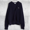 ラコステ カーディガン ロゴパッチ ダークネイビー