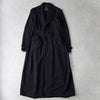 ワイズ ヨウジヤマモト ダメージ加工 スーパーロングコート ブラック