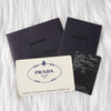 Prada 黑色缎面帆布串珠单肩包