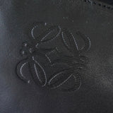 ロエベ ヴィンテージ アナグラム ナッパレザー ショルダーバッグ ポシェット ブラック - NEWSED