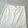 サカイ スター 星型 レース 台形 スカート ホワイト