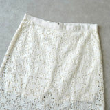 サカイ スター 星型 レース 台形 スカート ホワイト - NEWSED