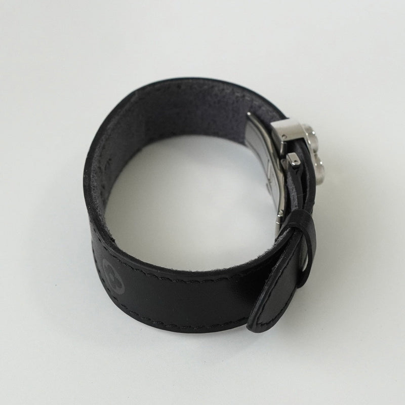 ルイヴィトン ブラスレ・ヴー・グッドラックブレス モノグラム レザー ブレスレット バングル ブラック - NEWSED