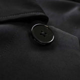 ジルサンダー バックロゴ ビスコース ロングコート スタッフコート ブラック - NEWSED