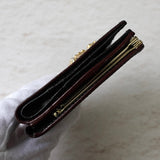 ヴィヴィアン ウエストウッド オーブ レザー がま口 二つ折り財布 ブラック - NEWSED