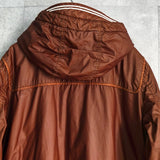 ストーン アイランド コーティング フーデッド 中綿ジャケット ブラウン - NEWSED