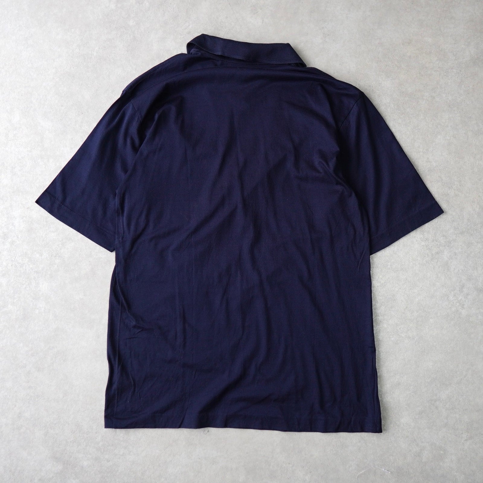 ダンヒル　ポロシャツ　ネイビー　XL リシュモンジャパン　美品 ダンヒル ポロシャツ ネイビー XL リシュモンジャパン 美品